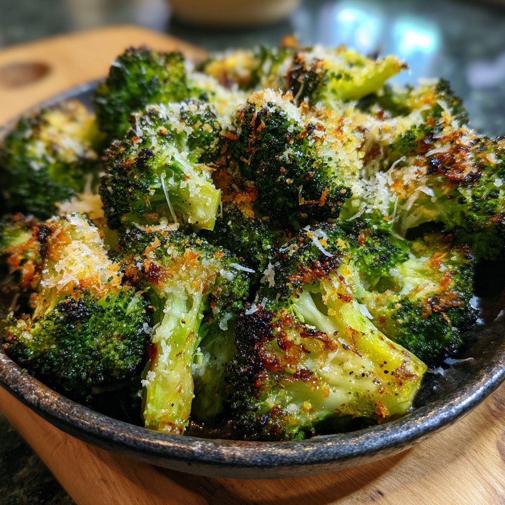 Garlic Parmesan Roasted Broccoli