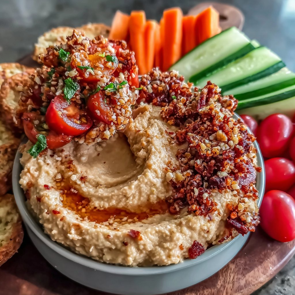 Protein Hummus Veggie Plate