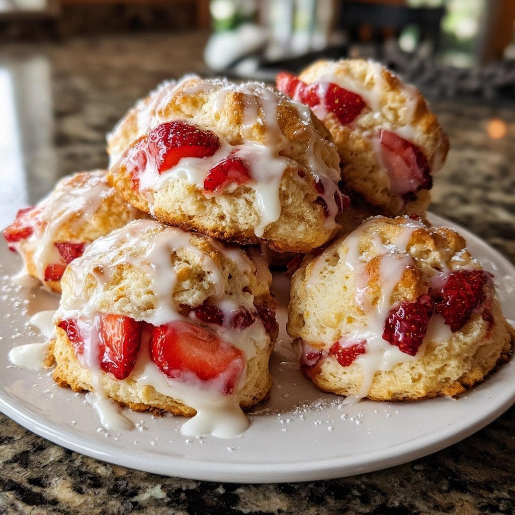 Spring Strawberry Shortcake Cookies