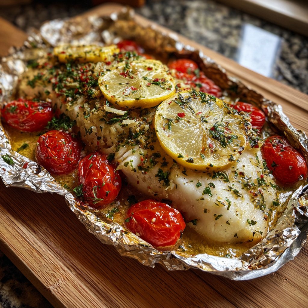 Flavorful Foil-Wrapped Fish Dinner