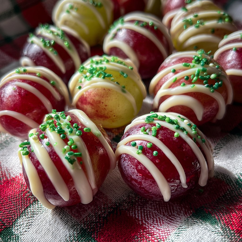 St. Patrick’s Day Snacks – Festive Dipped Grapes