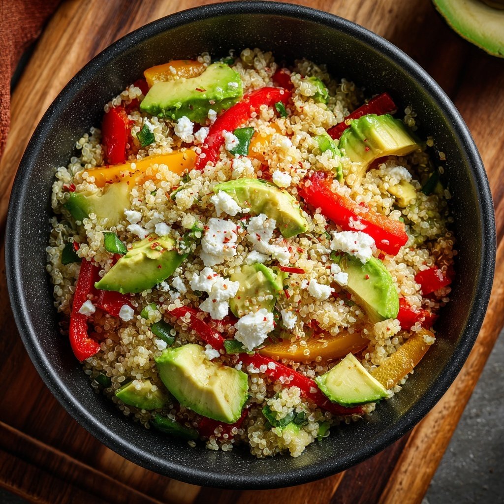 Healthy Avocado Quinoa Salad