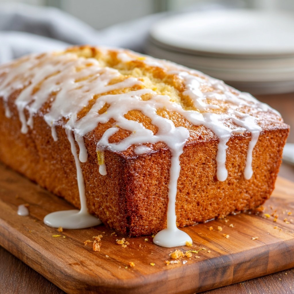 Honey Glazed Lemon Bread