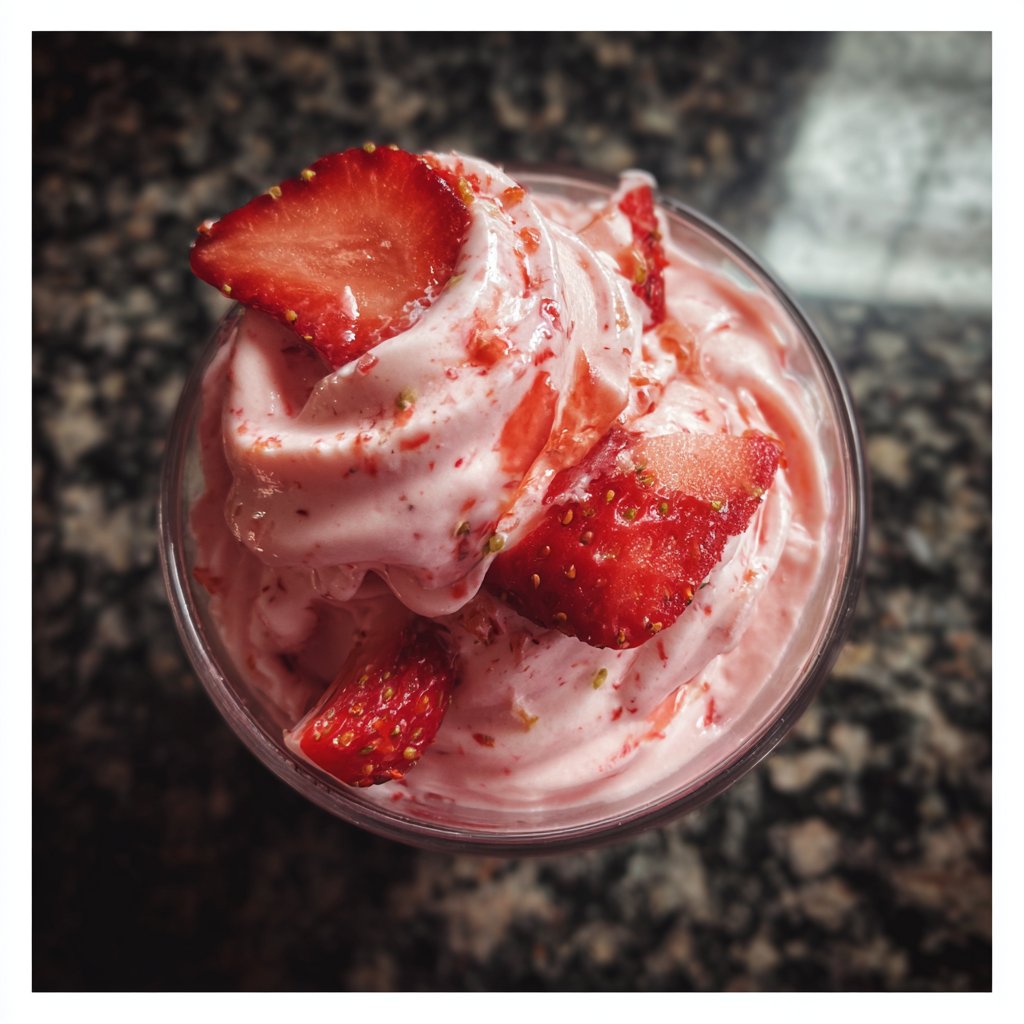 Strawberry Frozen Yogurt Treat