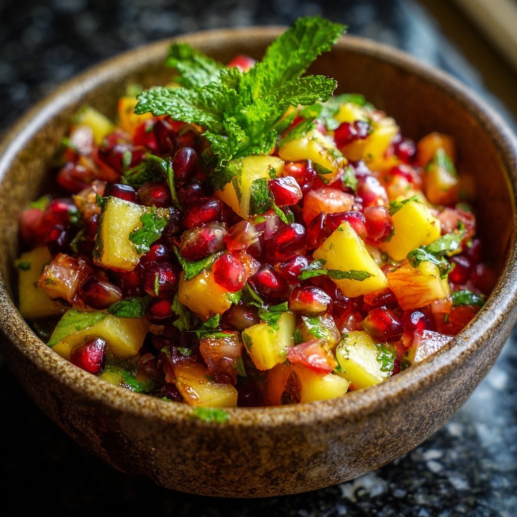Slightly Spicy Fruit Chaat