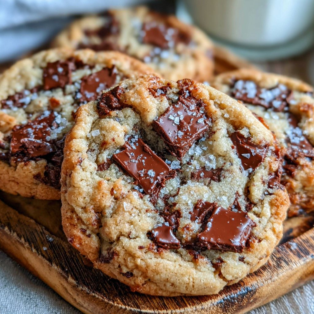 Brown Butter & Sea Salt Chocolate Chunk Cookies